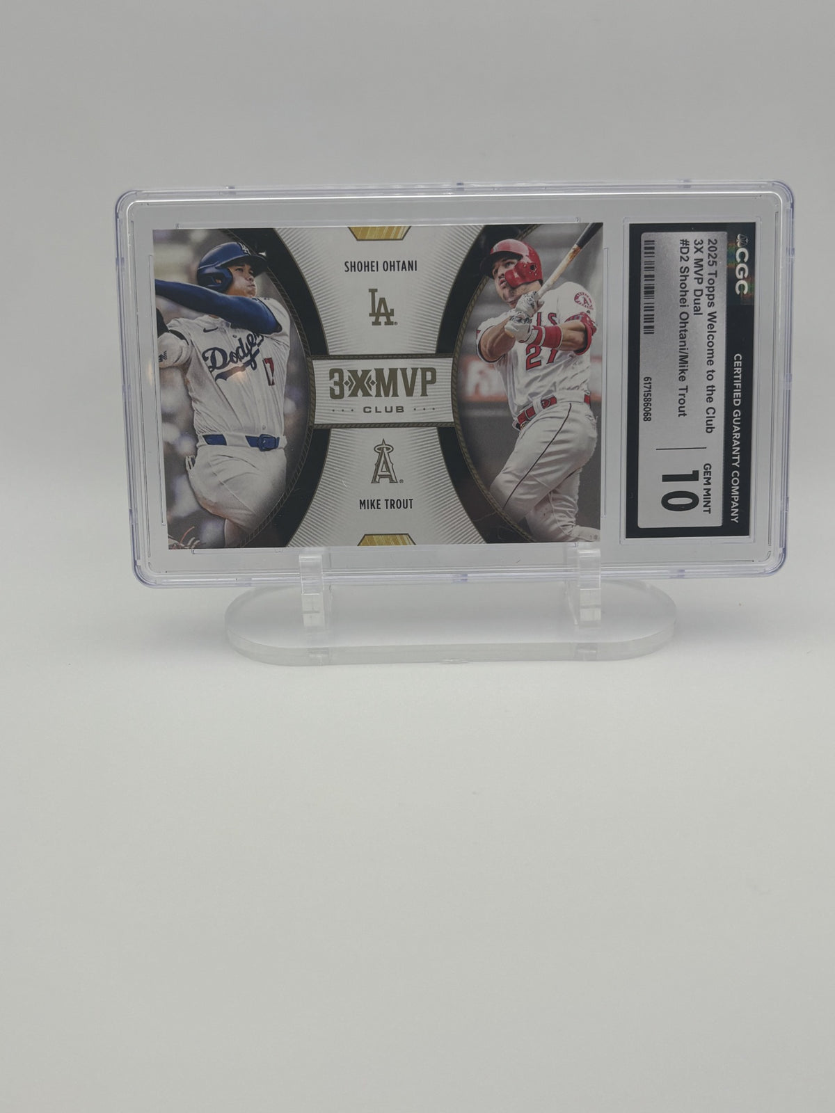2025 Topps Welcome to the Club 3X MVP Dual Shohei Ohtani Yogi Berra CGC 10