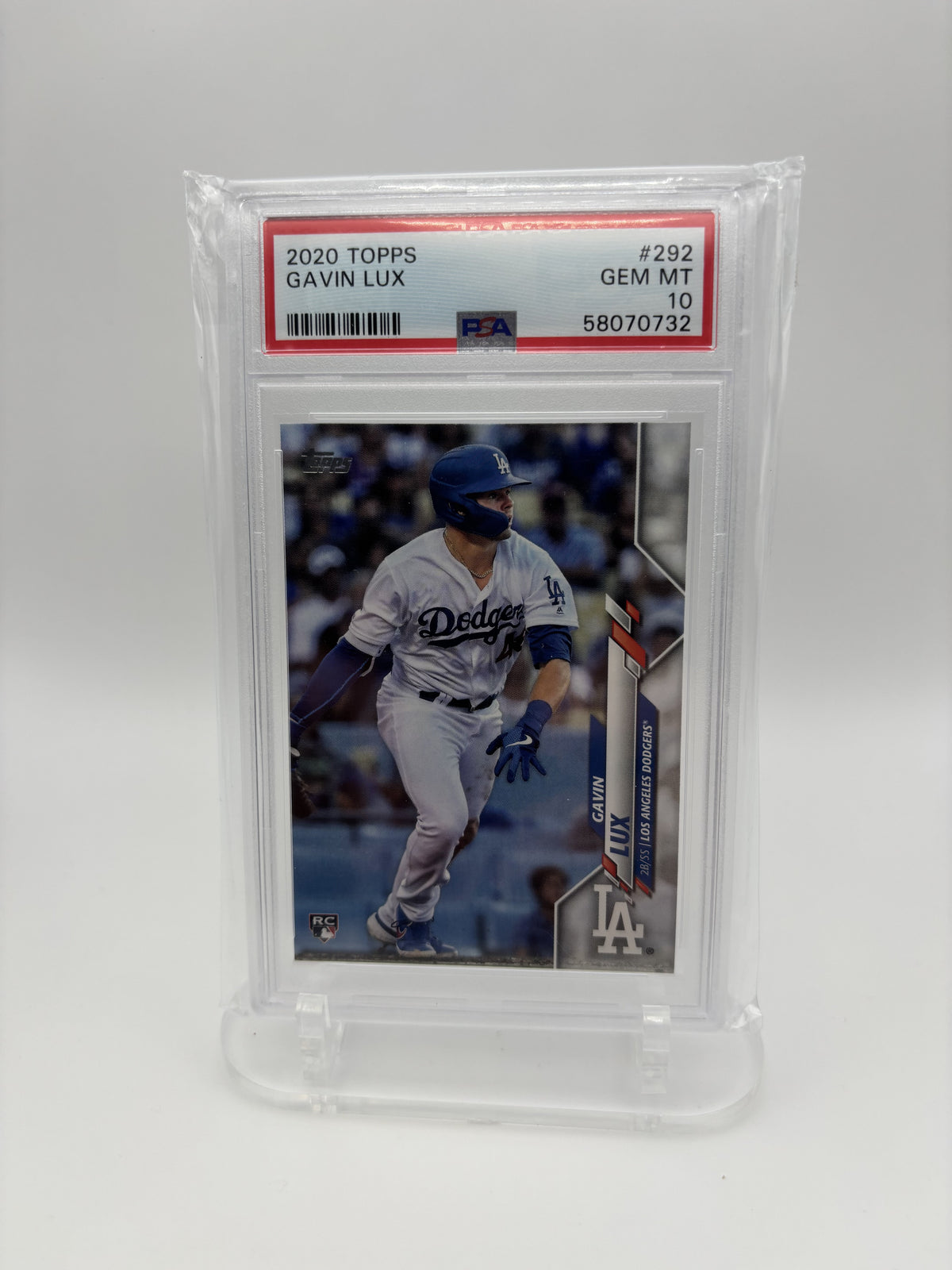2020 Topps Gavin Lux RC #292 PSA 10