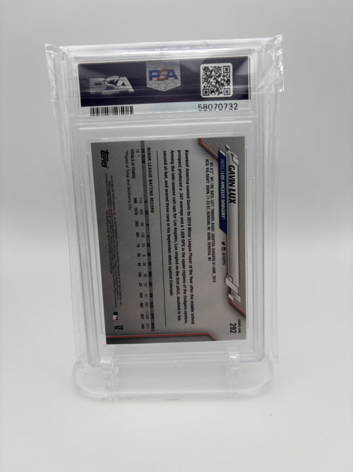 2020 Topps Gavin Lux RC #292 PSA 10
