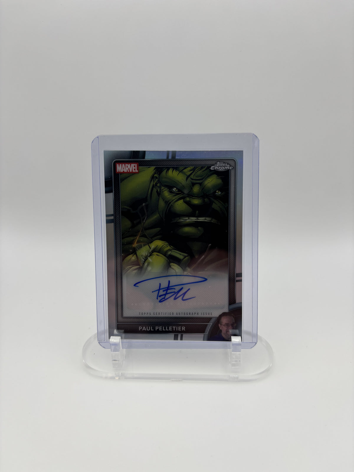2026 Topps Chrome Marvel Paul Pelletier Hulk Artist Auto #AA-PP
