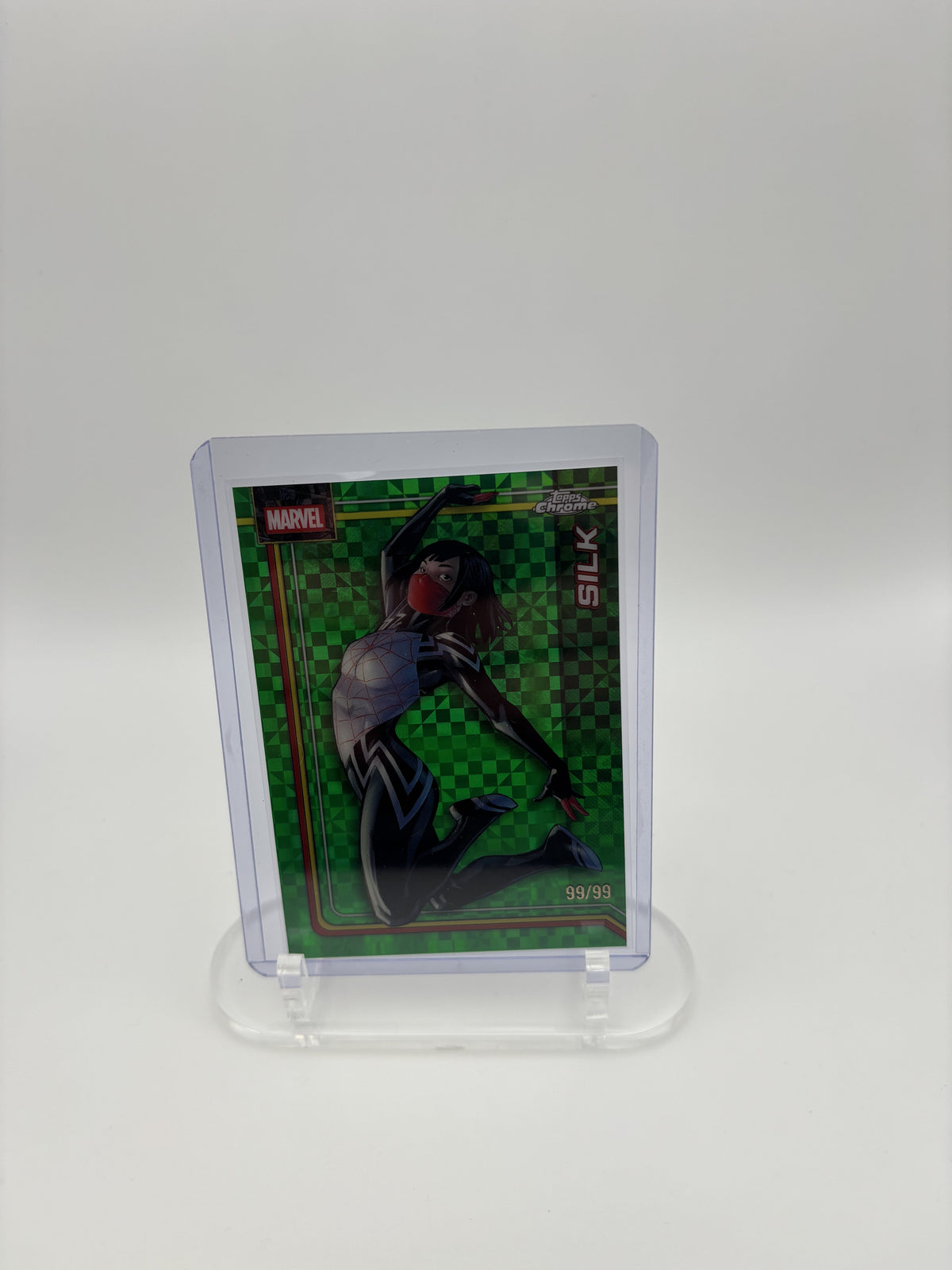 2026 Topps Chrome Marvel Silk #156 Green X-Fractor 99/99