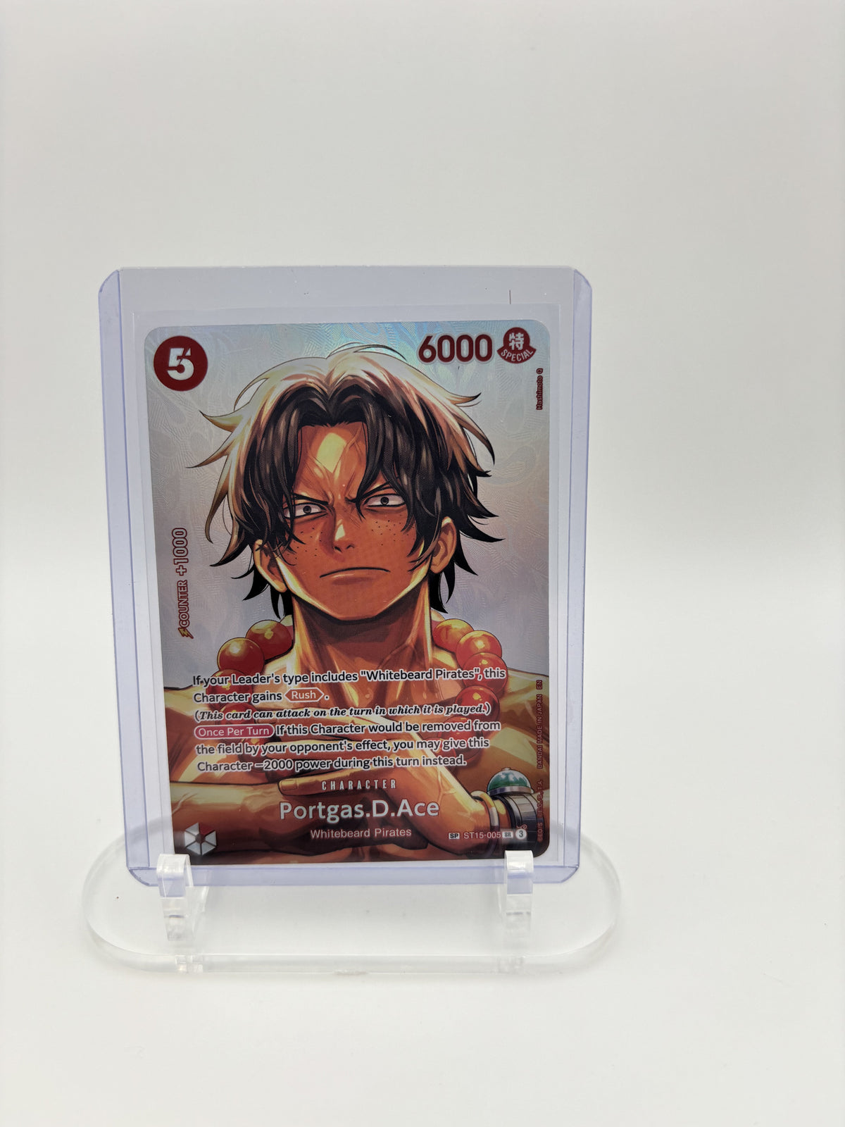 2026 One Piece OP16 Portgas.D.Ace SP Foil #ST15-005