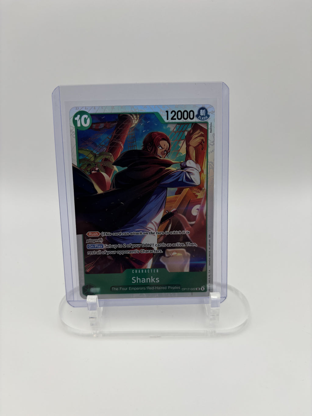 2026 One Piece OP17 Shanks Alternate Art #OP17-022