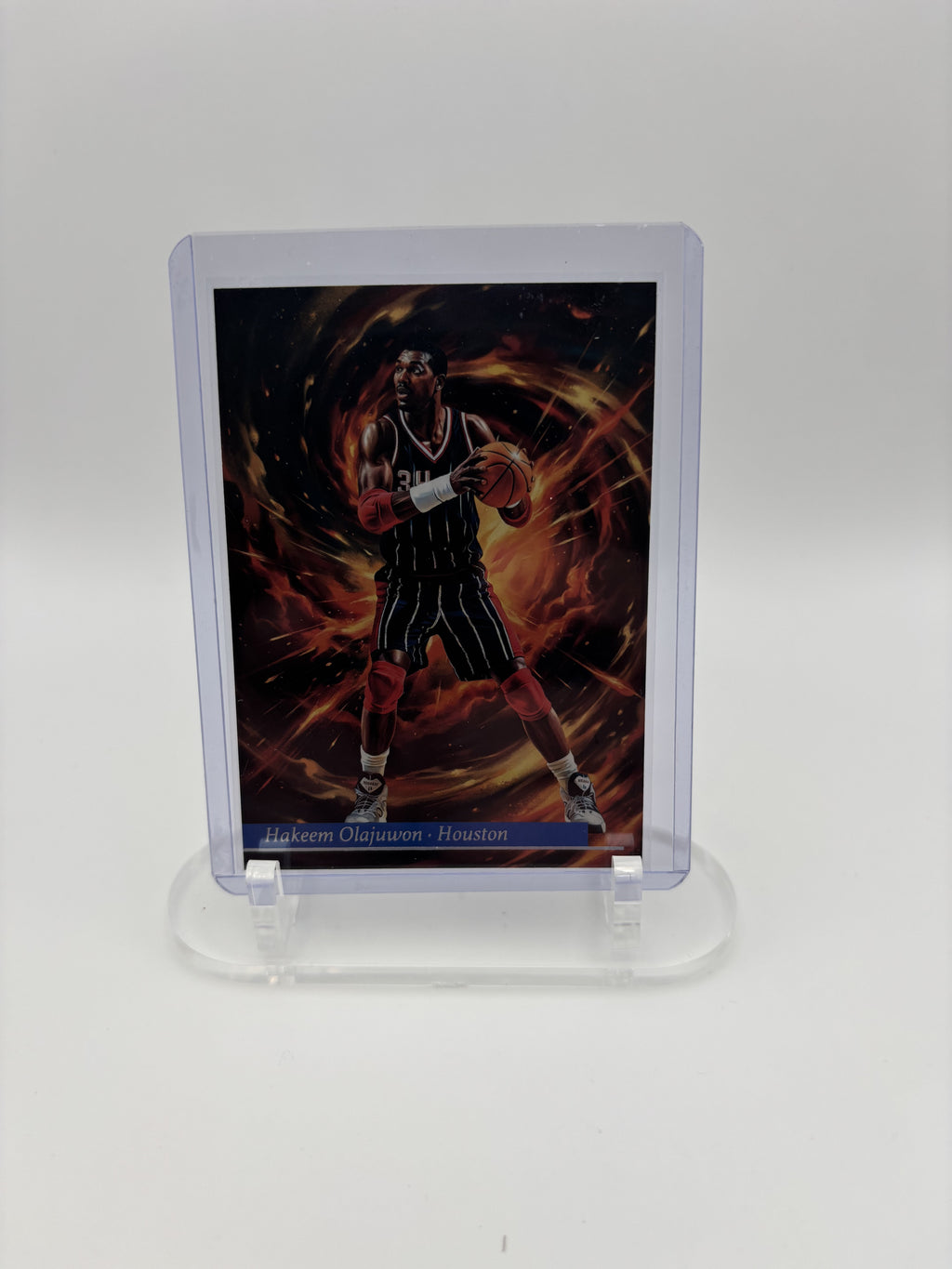 2026 Panini Decades '90s Hakeem Olajuwon Fantasy Sports Heroes #9 Case Hit SSP