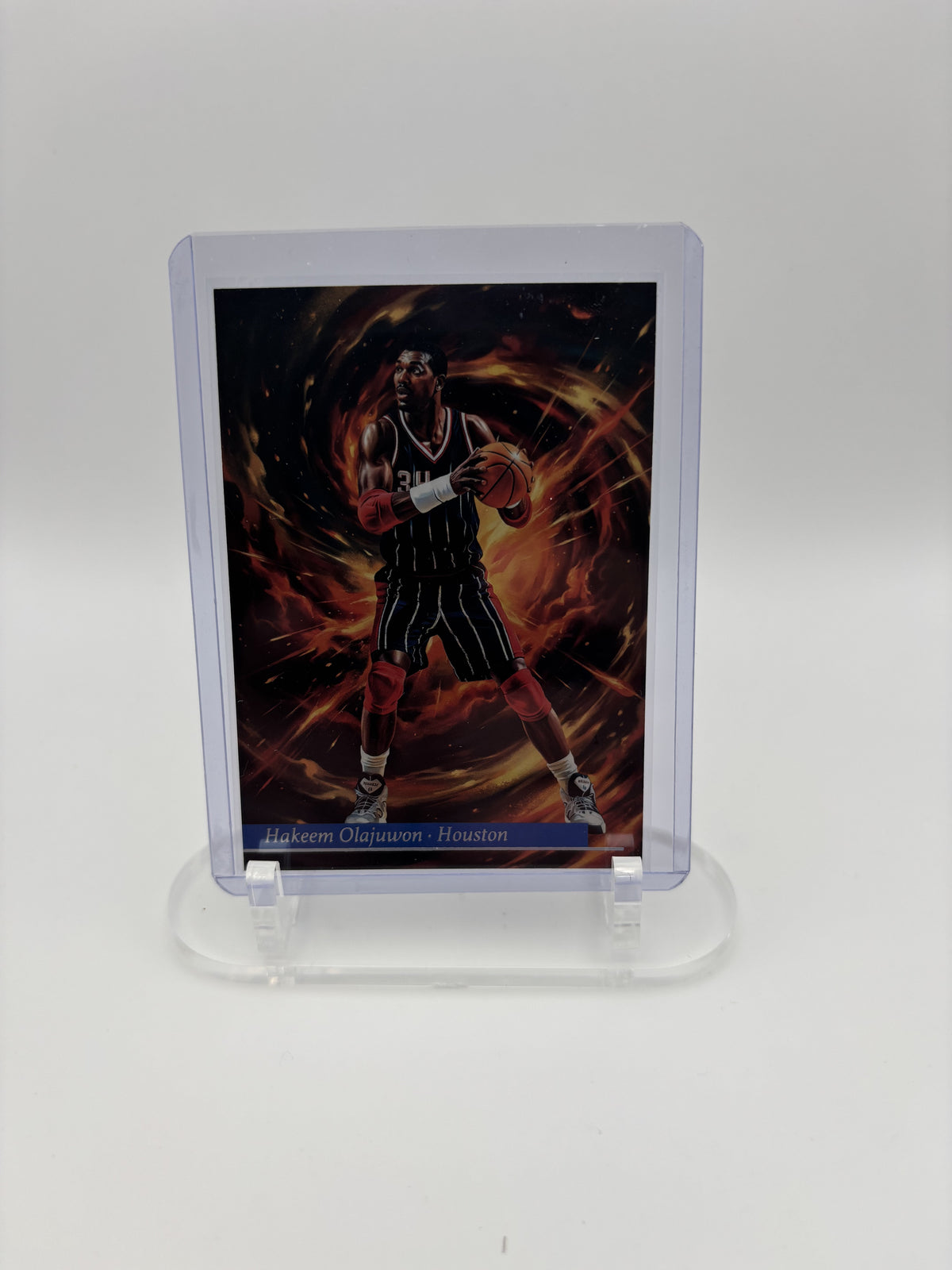 2026 Panini Decades '90s Hakeem Olajuwon Fantasy Sports Heroes #9 Case Hit SSP
